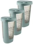 Rotho Fabu 3er-Set M&uuml;llsackst&auml;nder, Kunststoff (PP recycelt), gr&uuml;n, 40.6 cm, 3