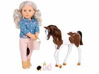 Our Generation Yanira Puppe mit Fohlen: EIN Herz für Pferde – Spielset mit