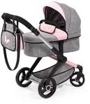 Bayer Design 17033AA Puppenwagen Xeo mit Tasche, h&ouml;henverstellbarer Griff,