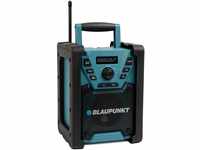 Blaupunkt BSR 200 Baustellenradio mit Akku – Tragbares Radio mit Bluetooth...