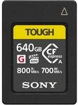 Sony CFexpress Type A 640GB Tough (CEAG640T) &ndash; 800MB/s Lesen, 700MB/s Schreiben,