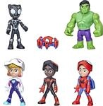 Hasbro Spidey and His Amazing Friends Maskierte Helden Multipack, 10 cm gro&szlig;e