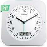 MEBUS Funk-Wecker mit Temperaturanzeige, Datum, Reisegr&ouml;&szlig;e, Batteriebetrieben,