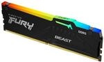 Kingston FURY Beast Schwarz RGB 16GB 5600MT/s DDR5 CL36 DIMM Desktop Gaming...