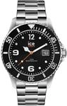 ICE-WATCH - ICE steel Black silver - Schwarze Herrenuhr mit Metallarmband - 016032