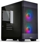 Lian Li LANCOOL 205M Mesh Micro-ATX-Geh&auml;use, Tempered Glass - schwarz