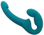 FUN FACTORY Doppel-Dildo SHARE LITE (Deap Sea Blue), Ultraleichter Strapless Strap-On