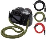 LENS-AID Kameragurt Seil 100 cm Schultergurt - Gr&uuml;n