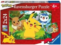 Ravensburger Kinderpuzzle 05668 - Pikachu und Seine Freunde - 2x24 Teile Pok&eacute;mon