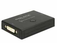 Delock DVI 2 - 1 Umschalter Switch bidirektional 4K 30 Hz