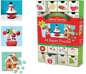 Eurographics 8924-5666 Sweet Christmas Adventkalender Puzzle, verschieden