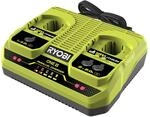 RYOBI 18 V ONE+ Duo-Akku-Ladeger&auml;t RC18240 (mit &Uuml;berlastungsschutz und