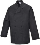Somerset Chef Jacket - Color: Black - Talla: Medium