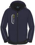 4Protect Softshell Jacke "Montana", 1 St&uuml;ck, marineblau/schwarz, 3391-L