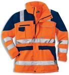 Uvex Construction Protection Flash Herren-Arbeitsjacke - Warnorange