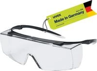 Uvex super F OTG Schutzbrille f&uuml;r Brillentr&auml;ger - &Uuml;berbrille - Beidseitig extrem