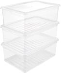 keeeper Aufbewahrungsboxen mit Air Control System, 3-teiliges Set, H&ouml;he: 14 cm, 3 x