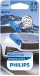 PHILIPS, Halogen WhiteVision ultra W5W Signallampe, Doppelblister, 35484330, Double