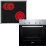 Bosch HND211AR62 Herd-Glaskeramik-Kochfeld-Kombination (herdgesteuert), 59,4 cm