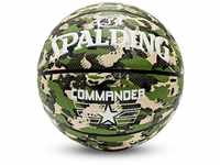 Spalding Unisex – Erwachsene Commander Sz7 Ball, Camo, 7