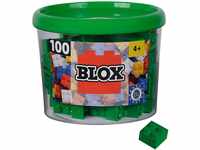 Simba 104114532 - Blox, 100 grüne Bausteine für Kinder ab 3 Jahren, 4er Steine, in