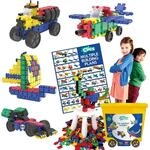 Clics Konstruktionsspielzeug f&uuml;r Kinder ab 3 Jahre, kreatives Lernspielzeug im...