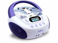 MOOOV 477179 Iceberg CD-MP3-Player für Kinder, USB-Port und Audio-Eingang,