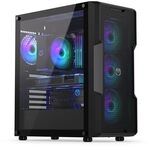 ENDORFY Regnum 400 ARGB, 4x120mm ARGB PWM-L&uuml;fter im Lieferumfang, Seitenteil aus
