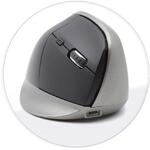 Ordissimo ergonomische Vertikalmaus rechts RF Wireless/kabellos optisch 1600 DPI