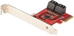 StarTech 4-Port SATA III 6 Gbit/s PCIe Karte (4P6G-PCIE-SATA-CARD)