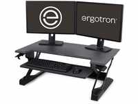 ERGOTRON WorkFit-TL Sitz-Steh-Schreibtisch-Arbeitsplatz schwarz