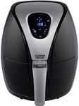 Cuisinier Deluxe Hei&szlig;luftfritteuse 2,4 Liter 1300/1500 Watt Timer und Digitalanzeige