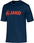 JAKO Kinder Funktionsshirt Promo, Navy/Flame, 140