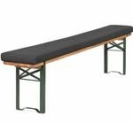 TexDeko&reg; Bierbankauflage gepolstert f&uuml;r Bierzeltgarnitur 170x23x4cm (kurz) XL