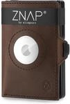 Znap Airtag Wallet aus Premium-Leder | Kreditkartenetui f&uuml;r Herren | Geldb&ouml;rse f&uuml;r