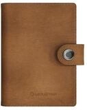 Lite Wallet Classic Caramel - Edler Kartenhalter aus hochwertigem hell-braunen Leder