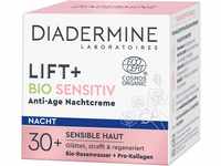 Diadermine Lift+ Bio Sensitiv Anti-Age Nachtcreme (50 ml), Gesichtscreme...
