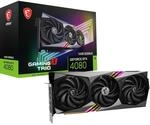 MSI GeForce RTX 4080 16GB Gaming X Trio Grafikkarte - NVIDIA RTX 4080, 16 GB GDDR6X