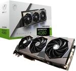 MSI GeForce RTX 4080 16GB SUPRIM X Gaming Grafikkarte - NVIDIA RTX 4080, 16GB GDDR6X