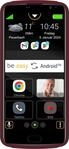 Beafon, M7 Lite Premium, Smartphone, Seniorenhandy, SOS Notruftaste, Sicherheitszone,
