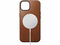 NOMAD Modern Leather Case für iPhone 14 | Schutzhülle aus Polycarbonat und