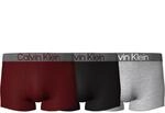 Calvin Klein Herren 3er-Pack Boxershorts Trunk 3 PK mit Stretch, Red Carpet/ Black/
