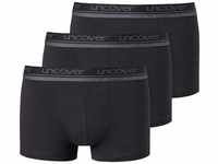 Uncover by Schiesser - Retro Shorts/Pant - 3er Pack (XL Schwarz)