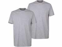 Götzburg Herren T-Shirts Rundhals 741274 2er Pack, Farbe:Grau, Größe:2XL,