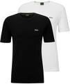 BOSS Herren T-Shirt 2-Pack Zweier-Pack T-Shirts aus Stretch-Baumwolle mit Logo