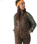 Fj&auml;llr&auml;ven Damen Forest Wool Padded W Sports Vest, Dunkles Olivgr&uuml;n, L EU