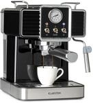 Klarstein Gusto Classico Espressomaker Espressomaschine Siebtr&auml;germaschine,