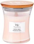 WoodWick Duftkerze mit knisterndem Docht | Mini-Sanduhr-Kerze Coastal Sunset | bis zu