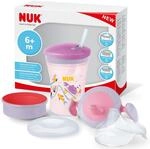NUK 3-in-1 Trinklernset mit Trainer Cup Schnabeltasse (6+ Monate), Magic Cup 360&deg;