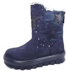 Superfit M&auml;dchen Flavia Warm Gef&uuml;tterte Gore-tex Schneestiefel, Blau 8000, 30 EU
